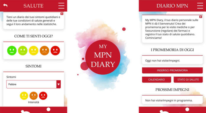 My MPN Diary, l’app di AOP Health che aiuta i pazienti di malattie mieloproliferative